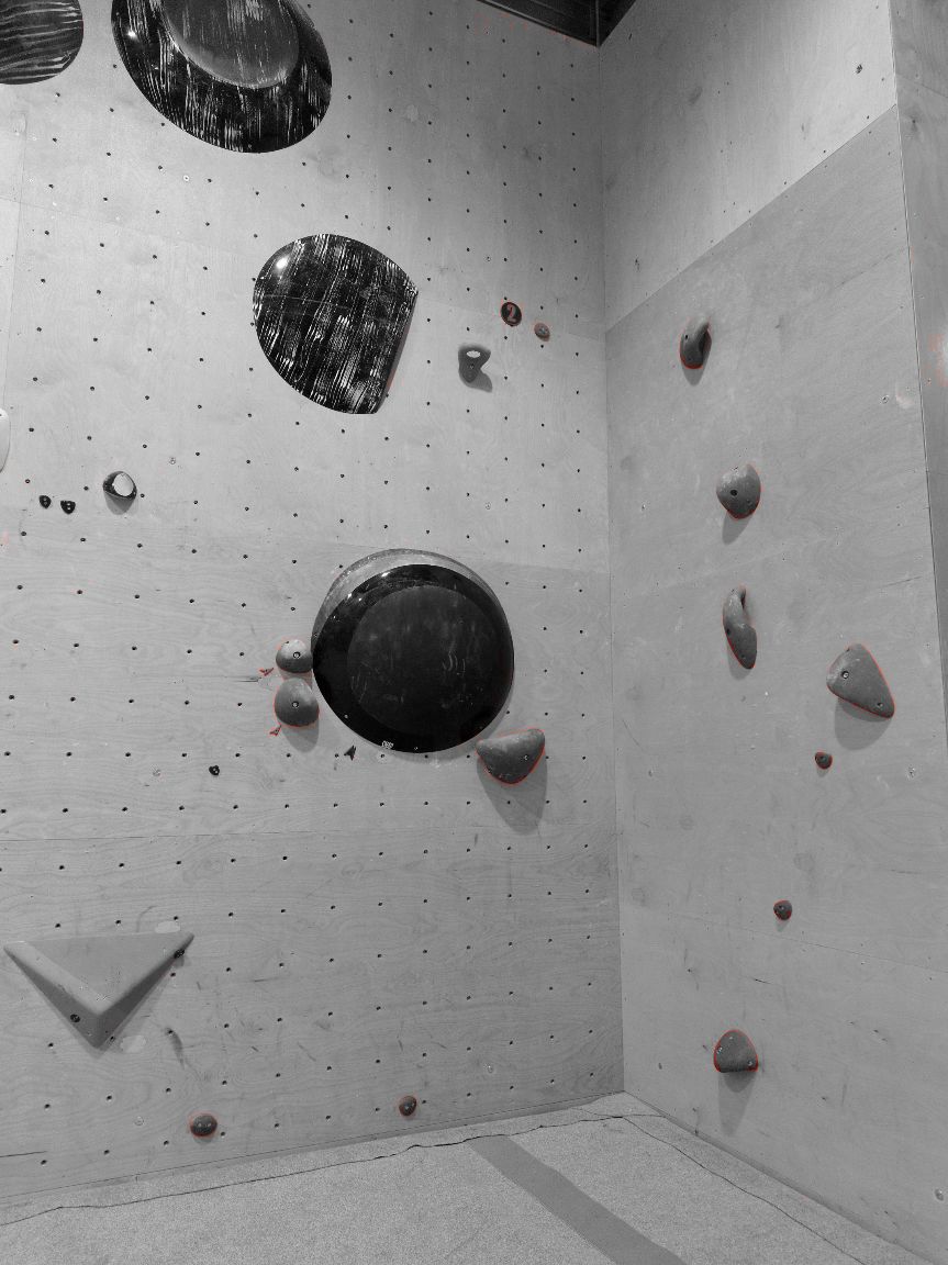 Photographie du bloc coté 3 dans le secteur Garage gauche la salle Goat Rocks Nancy.