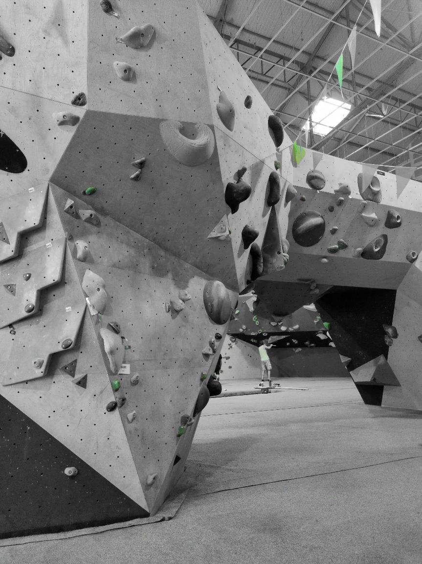Photographie du bloc coté 6a dans le secteur Diamant la salle Bloc Session Nancy.
