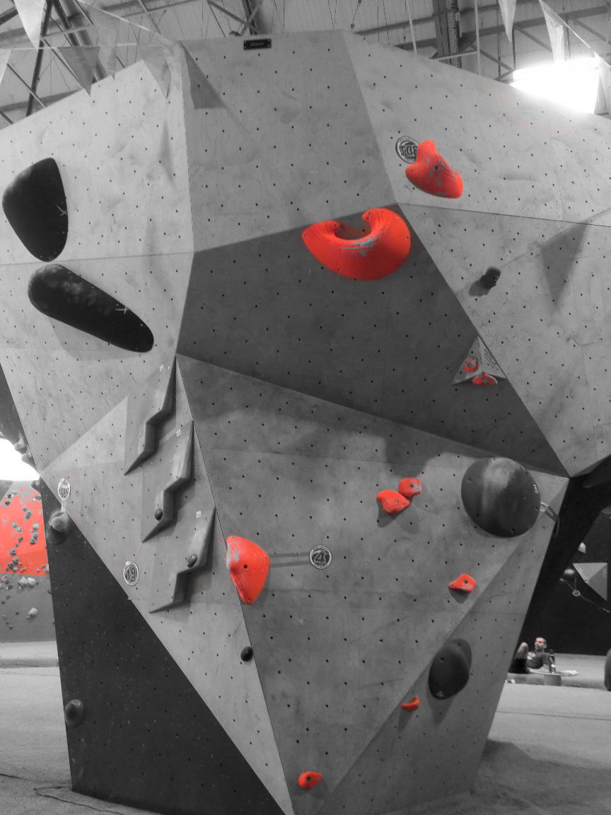 Photographie du bloc coté 4b dans le secteur Diamant la salle Bloc Session Nancy.